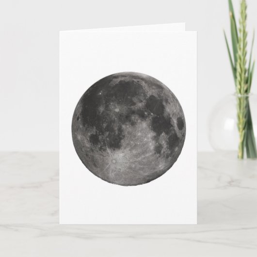 Moon Space Office Party Dusche Liebe Karte (Vorderseite)