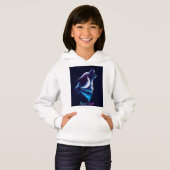 Moon Spirit - Wolf & Dream Catcher design hoody (Vorne ganz)