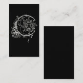 Moon Spiritual Crescent Sun Astronomie Sterne Visitenkarte (Vorne/Hinten)