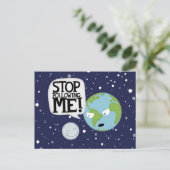 Moon Stalker Postkarte (Stehend Vorderseite)