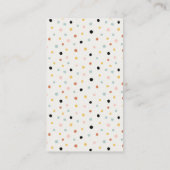 Moon Star Elephant Bunny Diaper Raffle Baby Dusche Begleitkarte (Rückseite)