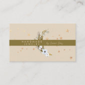 Moon Star Handmade Juwelier Imitate Gold Visitenkarte (Vorderseite)