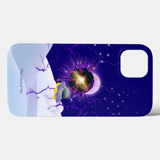 Moon Star Snown Landschaft Alien Raumschiff Modern Case-Mate iPhone Hülle (Rückseite (Horizontal))