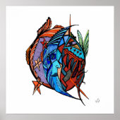 Moon Star Spirit Reproduction Poster (Vorne)