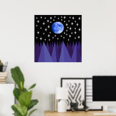 Moon Starlight Poster (Heimbüro)