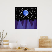 Moon Starlight Poster (Küche)