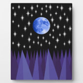Moon Starlight Tabletop Plaque mit Easel Fotoplatte (Vorderseite)
