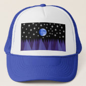 Moon Starlight Trucker Hat Truckerkappe (Vorderseite)