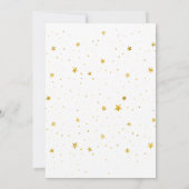 Moon Stars Baby Dusche Einladung (Rückseite)