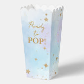 Moon & Stars Baby Dusche Popcorn Geschenkschachtel (Vorderseite)