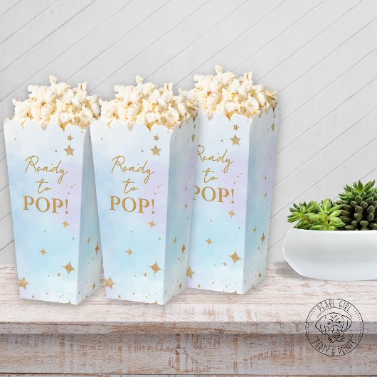Moon & Stars Baby Dusche Popcorn Geschenkschachtel