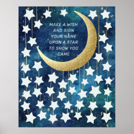 Moon & Stars Baby Showbuchalternative Poster