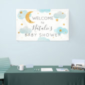 Moon & Stars baby shower banner (Messeveranstaltung)