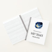 Moon & Stars Baby Showtracker Notizblock (Innenseite)