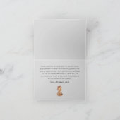 Moon Stars Bear Baby Dusche Dankeskarte (Innenseite)