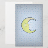 Moon & Stars Briefpapier (Vorne/Hinten)
