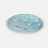 Moon & Stars Celestial Baby Dusche Party Pappteller (Schrägansicht)