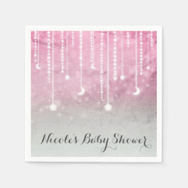 Moon & Stars Celestial Baby Dusche Party Serviette