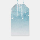 Moon & Stars Celestial Baby Show Tag Geschenkanhänger (Rückseite)