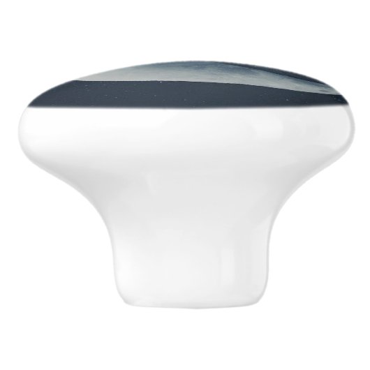 Moon Stars Celestial Night Sky Keramikknauf (Seitenansicht)