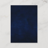 Moon Stars Celestial Wedding QR UAWG Begleitkarte (Rückseite)