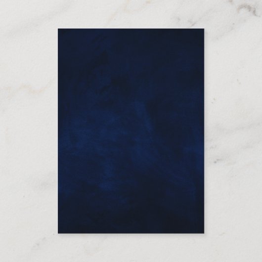 Moon Stars Celestial Wedding QR UAWG Begleitkarte (Rückseite)