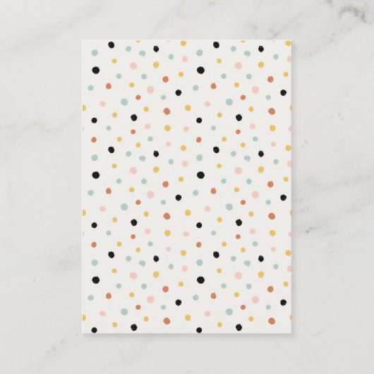 Moon & Stars Elephant Bunny Books for Baby Shootin Begleitkarte (Rückseite)