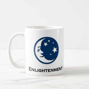 Moon Stars Erleuchtung Kaffeetasse