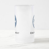 Moon Stars Erleuchtung Mattglas Bierglas (Mittel)