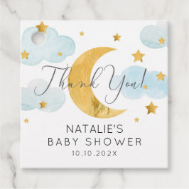 Moon & Stars favor tag Geschenkanhänger