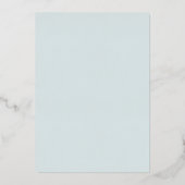 Moon Stars Foto Collage Blue Birth Ankündigung (Rückseite)