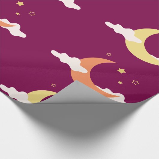 Moon & Stars Geschenkpapier (Ecke)