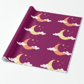 Moon & Stars Geschenkpapier (Ungerollt)