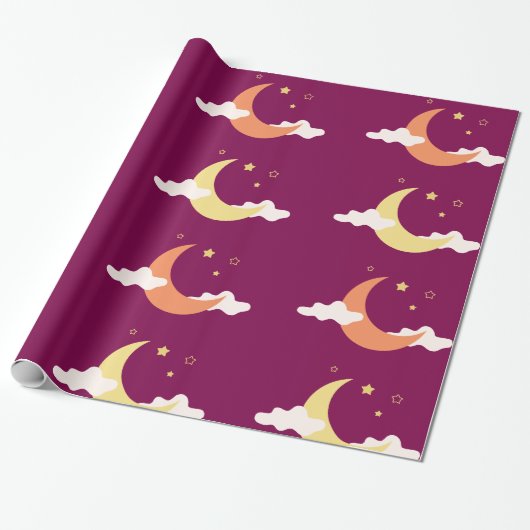 Moon & Stars Geschenkpapier (Ungerollt)