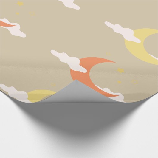 Moon & Stars Geschenkpapier (Ecke)