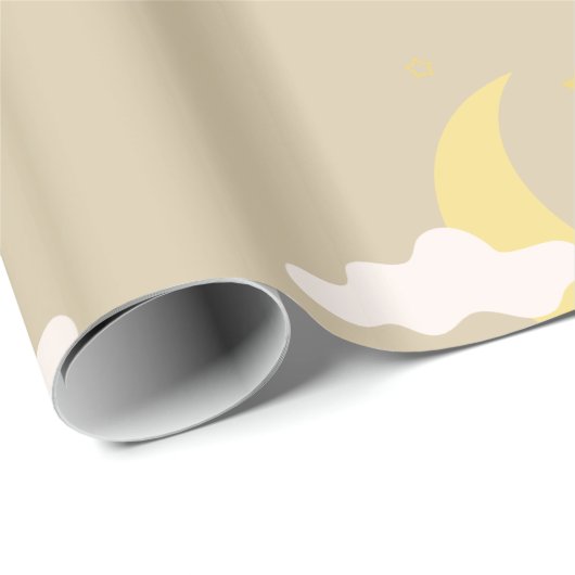 Moon & Stars Geschenkpapier (Rolleneckpunkt)