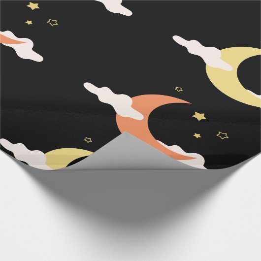 Moon & Stars Geschenkpapier (Ecke)