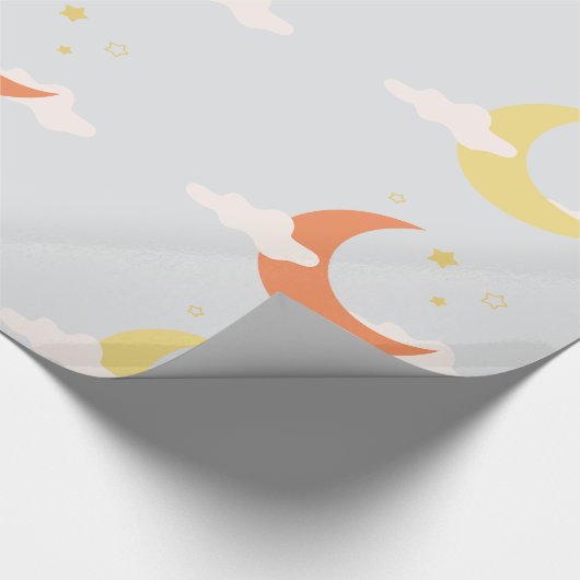 Moon & Stars Geschenkpapier (Ecke)