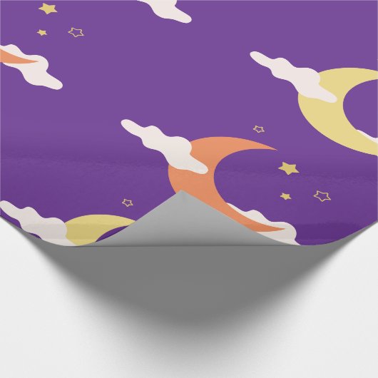 Moon & Stars Geschenkpapier (Ecke)