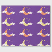 Moon & Stars Geschenkpapier (Flach)