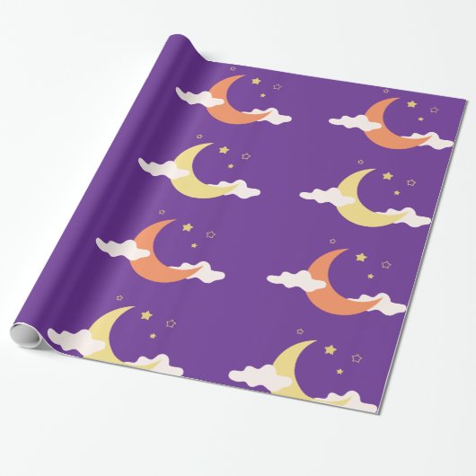 Moon & Stars Geschenkpapier (Ungerollt)