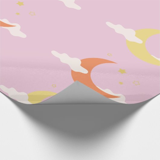 Moon & Stars Geschenkpapier (Ecke)