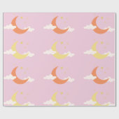 Moon & Stars Geschenkpapier (Flach)