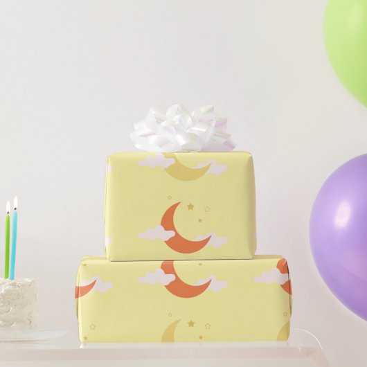 Moon & Stars Geschenkpapier (Partygeschenke)