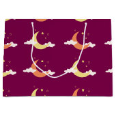 Moon & Stars Große Geschenktasche Große Geschenktüte (Vorderseite)