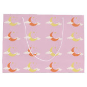 Moon & Stars Große Geschenktüte (Rückseite)