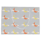 Moon & Stars Große Geschenktüte (Rückseite)