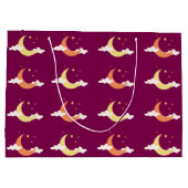 Moon & Stars Große Geschenktüte (Rückseite)