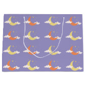 Moon & Stars Große Geschenktüte (Vorderseite)