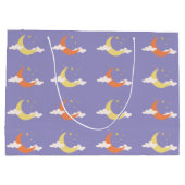 Moon & Stars Große Geschenktüte (Rückseite)